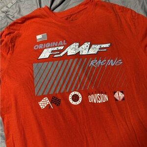 Men's Bold Red Graphic Tee
